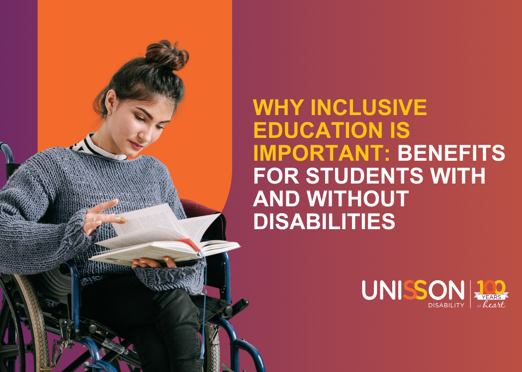 Female Student in a wheelchair reading a book